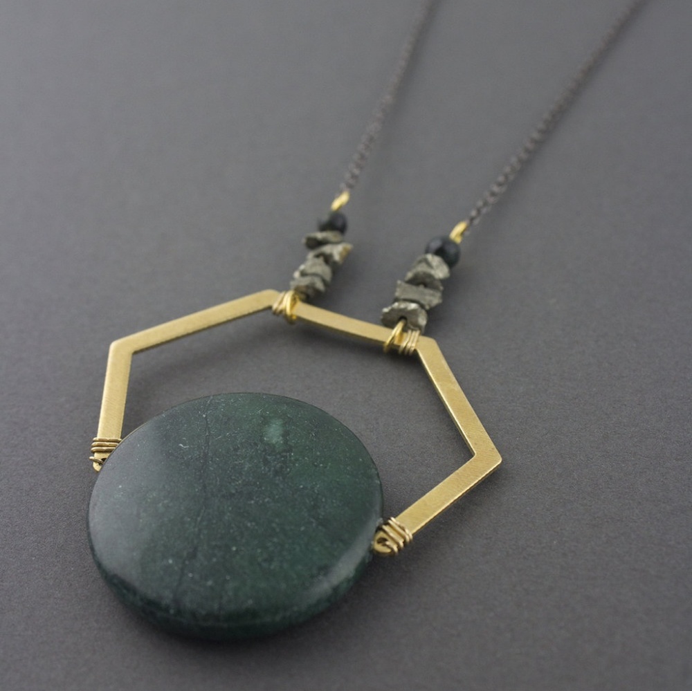 Makayla Brass Necklace